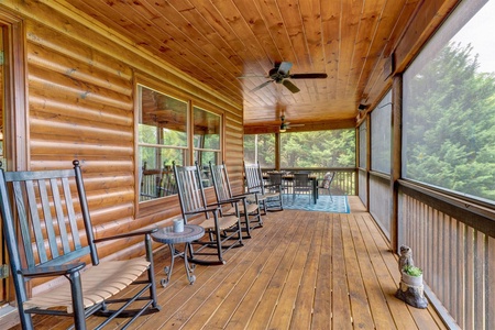 Sky Ridge - Back Deck and Seating Area