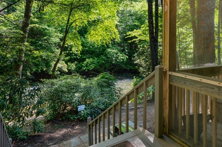 A Whitewater Retreat - View from Steps