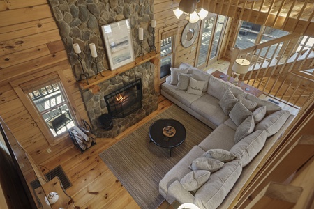 Lake Ridge - Living Room Catwalk View