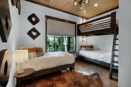 The Sanctuary: Lower Level Bunk Bedroom