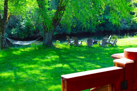 Take Me to the River - View from Back Deck Steps