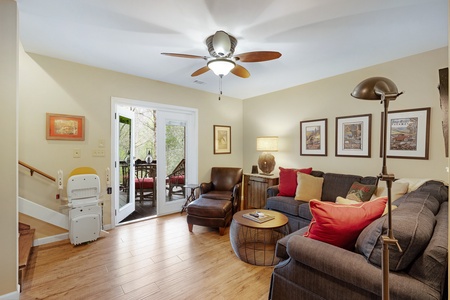 Hayes Haven - Lower-level Living Room