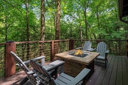 Paradise Found - Outdoor Sitting Area with Gas Fire Table