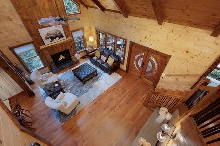 Goose Island Retreat - View from Loft Sitting Area