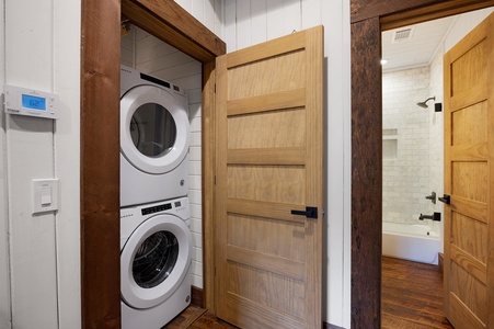 Around the Bend - Lower Level Laundry Closet