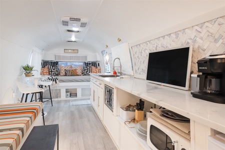 Easy Tiger - Airstream kitchen area