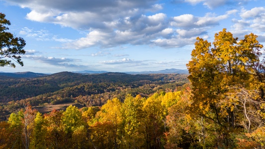 Wine Down Ridge - Long Range Mountain View