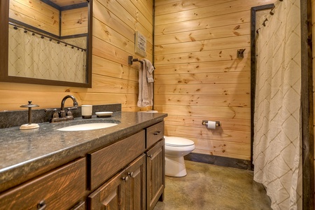 Vista Rustica- Lower level full bathroom