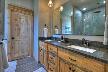 Once In A Blue Ridge: Master Bathroom