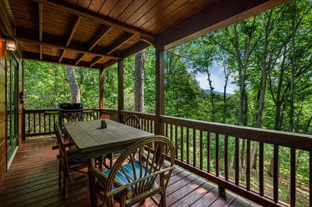 Wise Mountain Hideaway - Covered Outdoor Dining