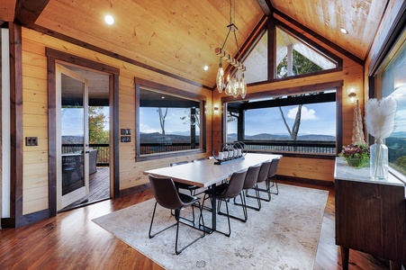Wine Down Ridge - Entry Level Formal Dining Area with a View!