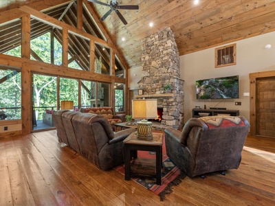 Stone Creek Lodge - Entry Level Living Room