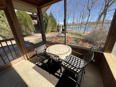 Blue Ridge Lake Retreat - Cottage Private Porch with Lake Views