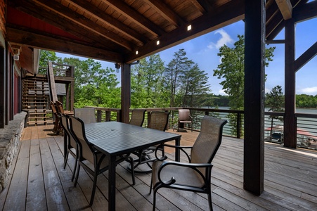 Nottely Island Retreat - Entry Level Deck