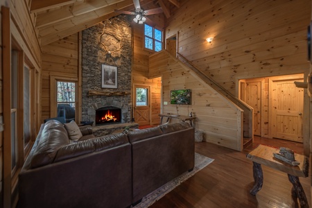 Misty Mountain Escape - Living Room