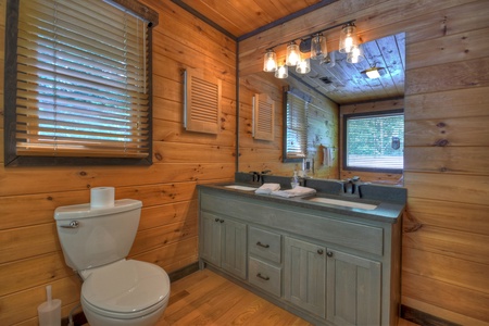 Hemptown Heights- Upper level master bathroom