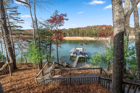 Blue Ridge Bliss - Dock Stairway