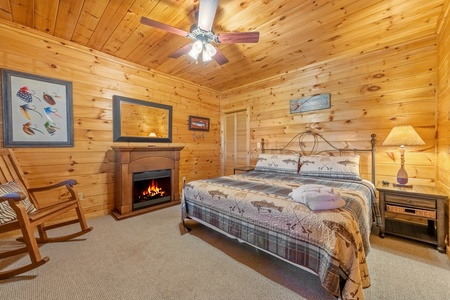 Sunset in the Mountains - Lower-Level Guest Bedroom