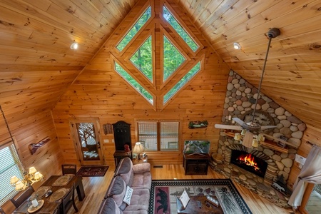 Stargazer - Aerial View of Living Room