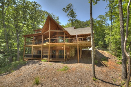 Deer Trails Cabin - Rear Cabin Decks