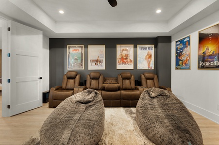 Deer Crossing - Lower Level Theater Room