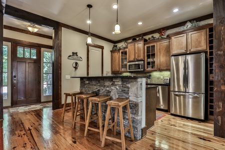 Elk Horn - Island Seating in Kitchen