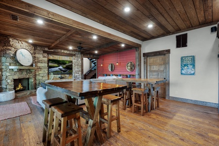 Nottely Island Retreat - Lower Level Kitchen