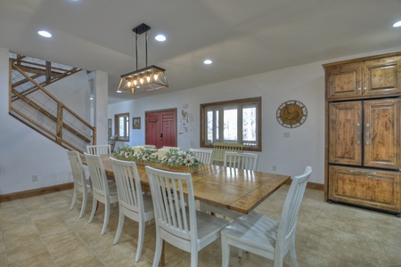 Family Farmhouse- Dining room table and chairs