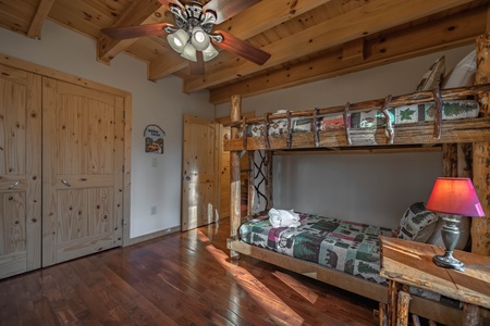 Misty Mountain Escape - Main Level Bunk Room