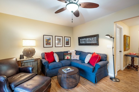 Hayes Haven - Lower-level Living Room