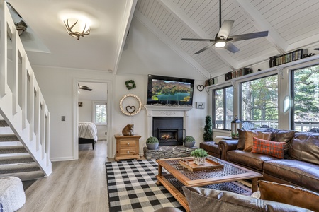 Lake View Bliss - Living Room