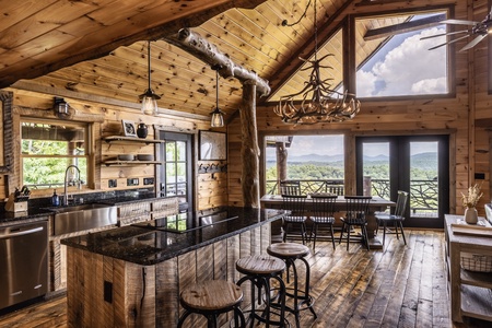 Lookout Lodge - Kitchen