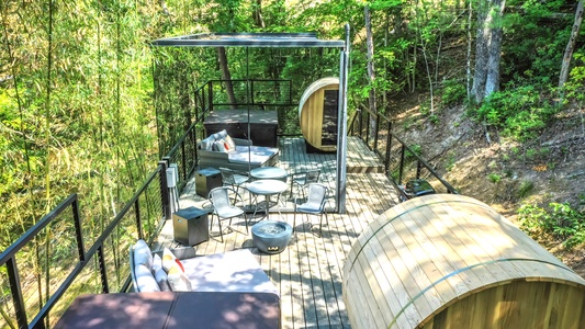 Outside Deck Side View