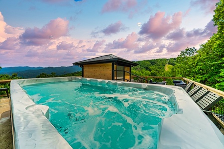 Rooftop pool