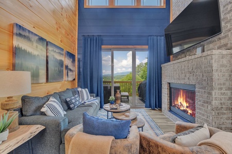High Ceiling Living Area