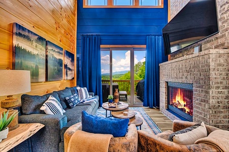 High Ceiling Living Area