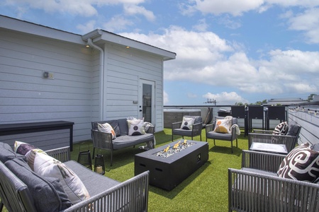 Fire Place on Rooftop