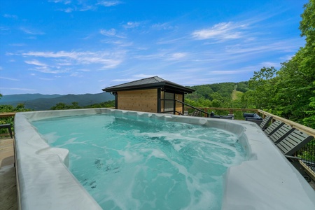 Rooftop pool
