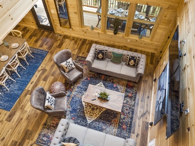 High Ceiling Living Area