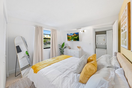 Bright, comfortable Miami bedroom