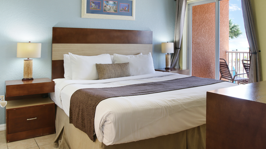 Surf Beach Resort Room 202 Bedroom