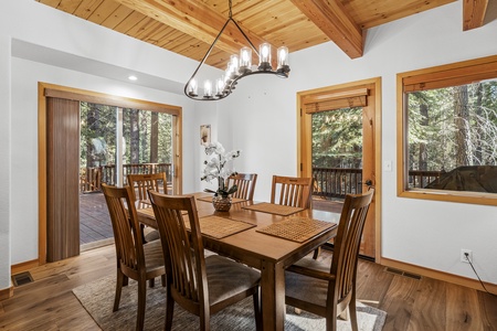 Dining Room:  Quittin' Time Chalet