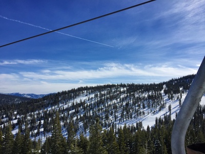 Northstar Slopes View from Lift