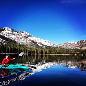 Kayaking Donner Lake