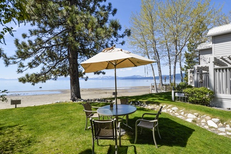Lake Tahoe Outdoor Seating Area:  Sweetbriar Garden Suite