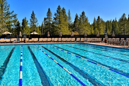 Lap Pool at the Rec Center: Tahoe Donner Meadow View Cabin
