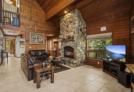TV Room: 
Donner Lake Vacation Lodge