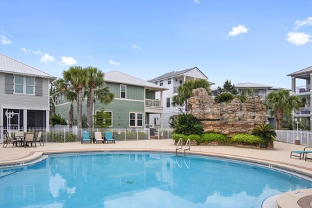 Walk out your back door to 3 pool levels with waterfalls, grottos and more!