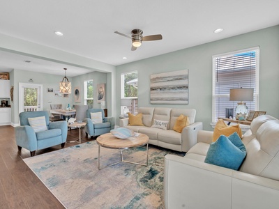 Coastal contemporary design and open spaces!
