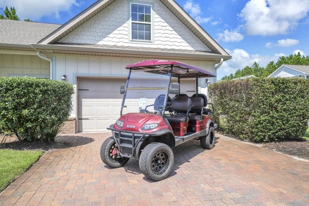 A 6-Passenger Golf cart is INCLUDED!!!